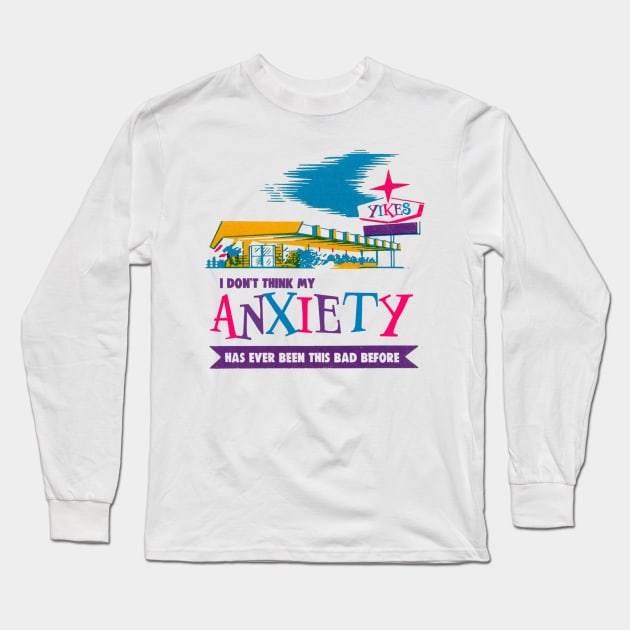 Baaaaad Anxiety Long Sleeve T-Shirt by Bubble Punk 